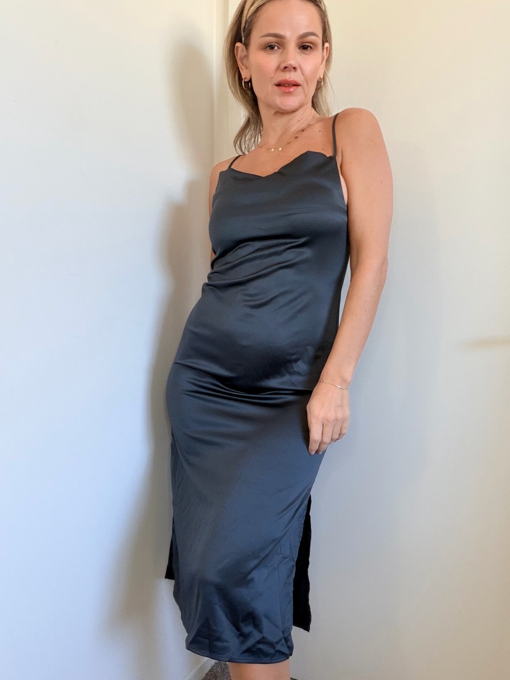 Almina Concept Draped Slip Dress